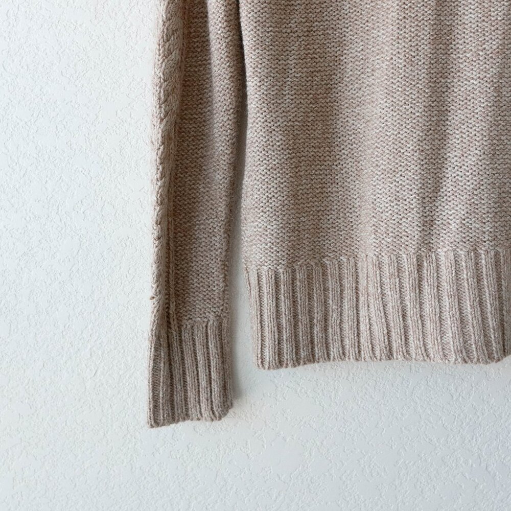 St. John’s Bay Cable Knit Cardigan Sweater Women’s M Shawl Collar Academia Cabin - Picture 11 of 12